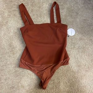 Burnt orange, lulus body suit, size s